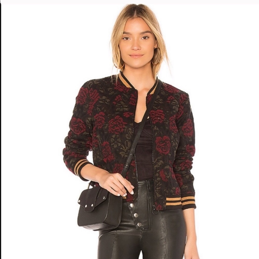Sanctuary floral bomber jacket